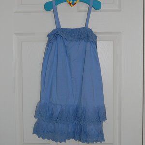 GAP Girls Size M (8), Periwinkle Blue Summer Dress with Adjustable Straps